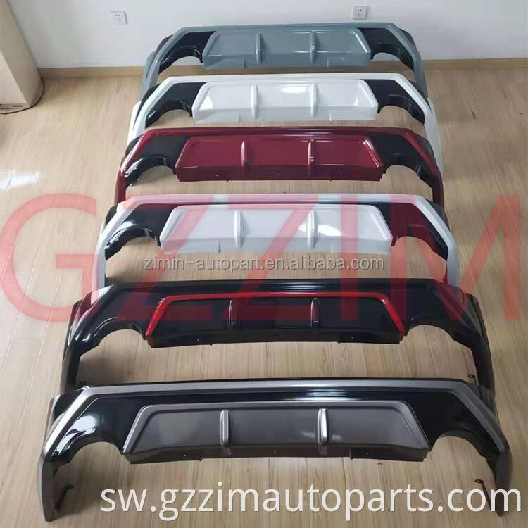 Mbele na nyuma bumper walinzi bumper walinzi iliongoza bumper kwa Rav 4 2020+